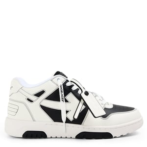 Men's Off White Out Of Office Classic Trainers, Trademark Branding in .Black/white