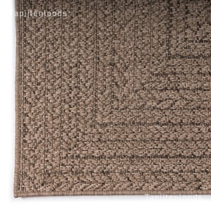Muratap Sahara rond buitenkleed jute-look weerbestendig vloerkleed 200 cm rond