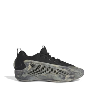 Men's adidas Anthony Edwards 1 Basketball Shoes in Silver/Black