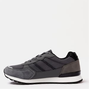 Men's Donnay Bob Trainers in Dark Grey