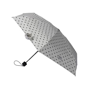 Trespass Dreep Polka Dot Folding Umbrella (White)