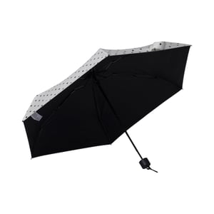 Trespass Dreep Polka Dot Folding Umbrella (White)
