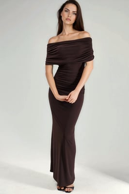 Strapless Maxi Bodycon Jurk