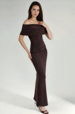 Strapless Maxi Bodycon Jurk