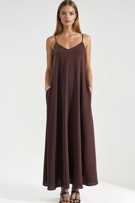 A-Form Maxi Jurk