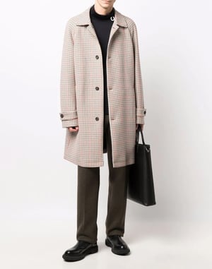 BOSS x Russell Athletic Dejam Houndstooth Jas