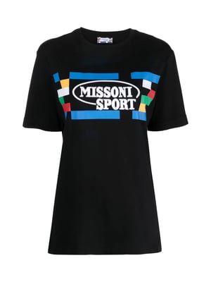 T-shirt met sportlogo