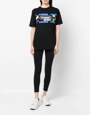 T-shirt met sportlogo