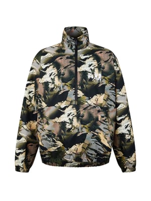Nylon windjack met camouflagelogo