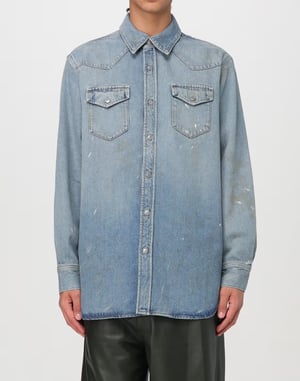 Karty distressed denim overshirt