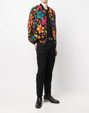 Teddy Fleurs Crepe Jacka