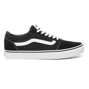 Men's Vans Suede in Black/White