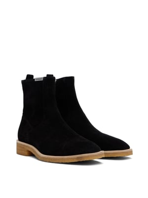 Chelsea boots van crêpe suède