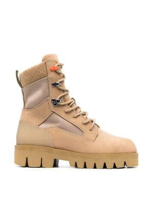 Veterlaarzen in militaire stijl