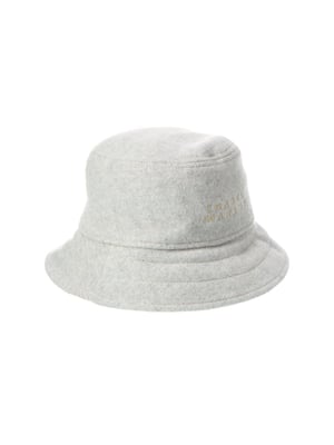 Giorgia wollen vilten bucket hat met logo