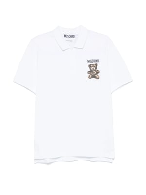 Polo shirt met teddybeerlogo