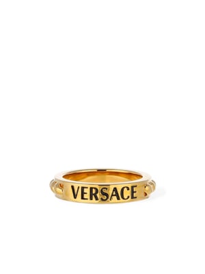 Metalen ring met logo