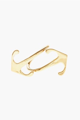 Mono Arrow-ring i mässing med gyllene effekt i guld
