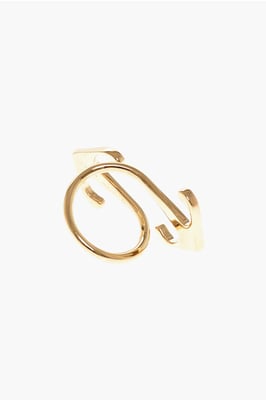 Mono Arrow-ring i mässing med gyllene effekt i guld