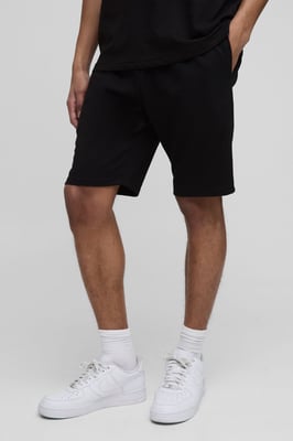 Lightweight Essential MAN. Slim Fit Mid Length Shorts