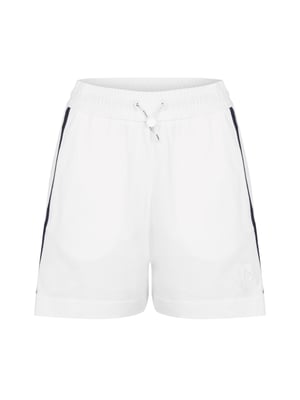 Shorts med randiga detaljer och logotyp