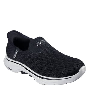 Women's Skechers Go Walk 7 in Black/White