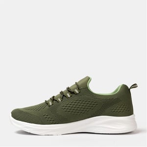 Women's Donnay Knit Runner Women Slip On Trainers in Army Green