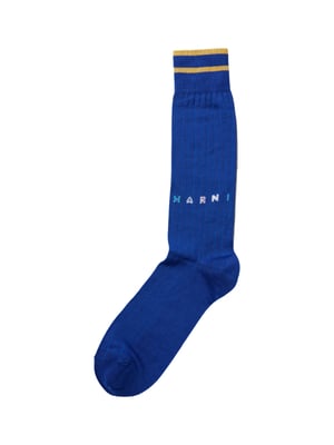 Sokken met logo-intarsia