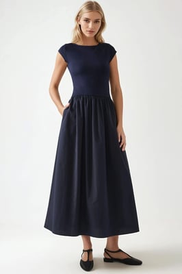 Contrast Midi-jurk