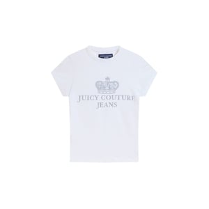 Juicy Couture Heritage hilton washed single jersey fitted longline t shirt