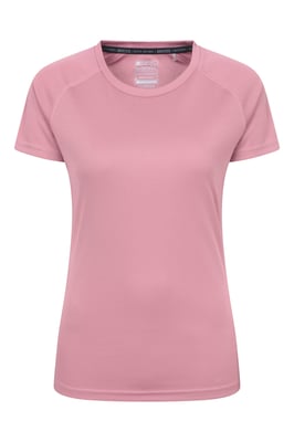 'Endurance' Women's IsoCool T-Shirt Sun Protection Breathable Tee Dusty Pink