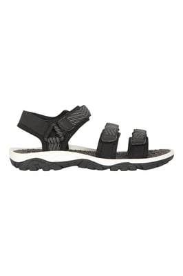 'Reef' Kids 3 Strap Sandals with Rubber Outsole Summer Shoes Black