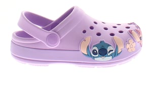Stitch Younger Girls Sandals Clogs Stitch Hart Clog Pale Purple