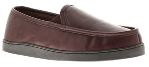 Oakdale Mens Full Slipper Memory Foam Stuart brown