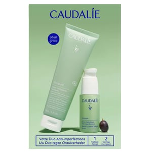Caudalie Vinopure Anti-Blemish Duo Set - Purifying Cleanser 150ml, Salicylic Serum 30ml