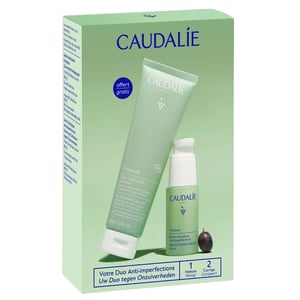 Caudalie Vinopure Anti-Blemish Duo Set - Purifying Cleanser 150ml, Salicylic Serum 30ml