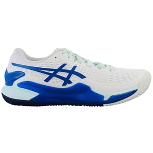 Asics Gel-Resolution 9 Clay Womens White Tennis Shoes