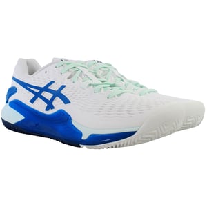 Asics Gel-Resolution 9 Clay Womens White Tennis Shoes