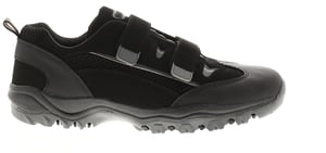 X-Hiking Mens Trail Shoes Carnvel Touch Fastening black
