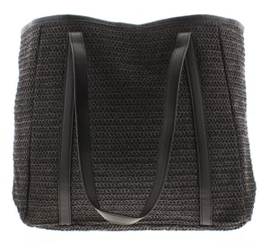 Womens Large Tote Bag Lounge Press Stud Fastening black