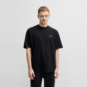 Men's Boss Oversize Fit Crew Neck T-Shirt in Black 001