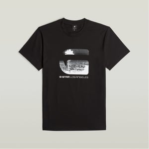Men's G Star T-Shirt in Dk Black