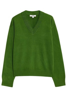 Wool Blend V-neck Jumper