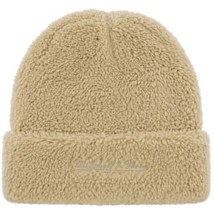 Mitchell & Ness NBA Chicago Bulls Sherpa Knit Off White Beanie