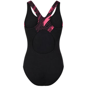 Speedo Hyperboom Splice Muscleback Kids Black Swimsuit