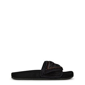Men's Heron Preston Fabric Sliders in Black