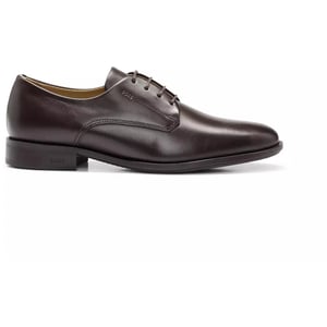 Men's Boss Colby Derby Shoes in Dark Brown