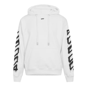 Men's Off White Overhead Hoodie in White