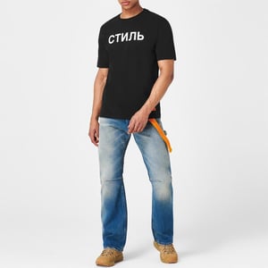 Men's Heron Preston Ctnmb T-Shirt in Black 1001