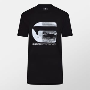 Men's G Star T-Shirt in Dk Black
